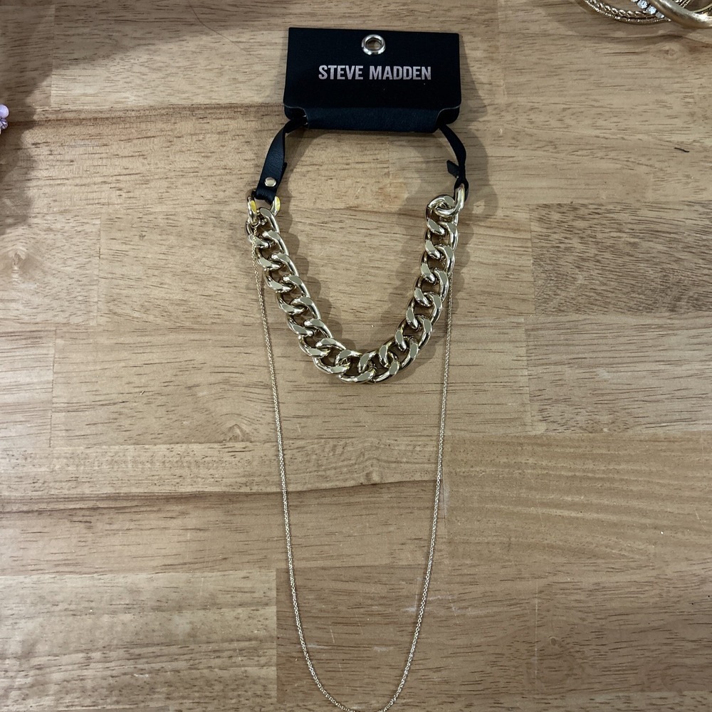 Steve Madden Gold Chain Necklace‎ New